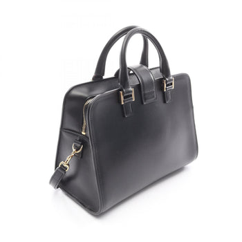 Yves Saint Laurent Saint Laurent Paris Monogram Baby Cabas Handbag In Black Leather