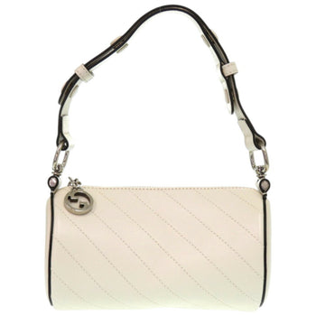 Unused Gucci Mini Blondie 760170 White Leather Shoulder Bag 1368Gucci