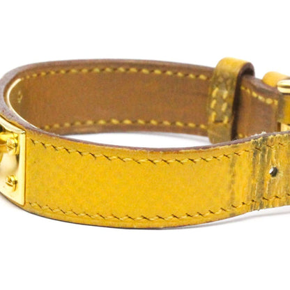 Hermes Kelly Watch Gold Plated Leather Quartz