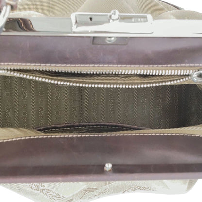 Prada Jacquard Handbag Khaki Br3481