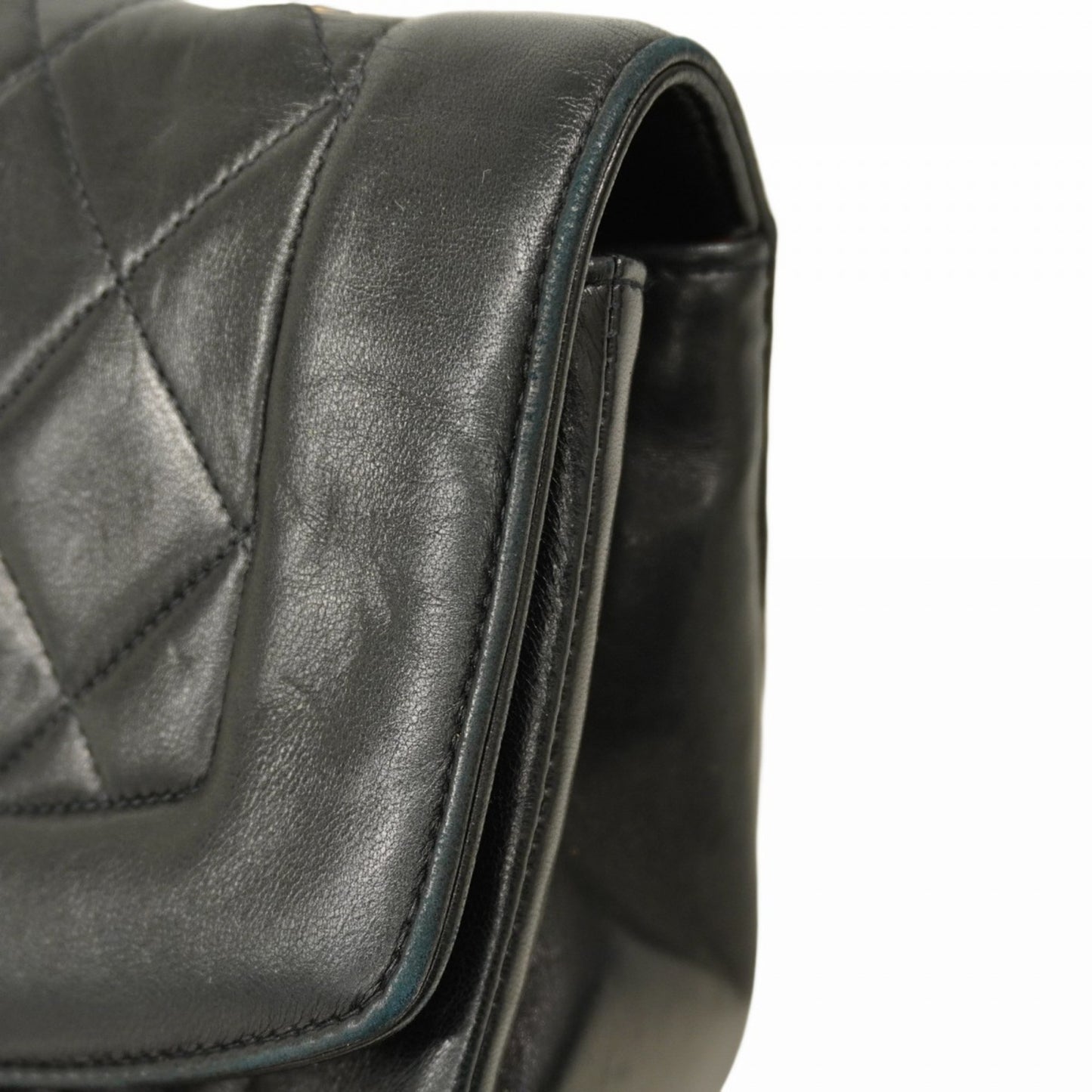 Chanel Diana Matelasse Chain Shoulder Bag In Lambskin