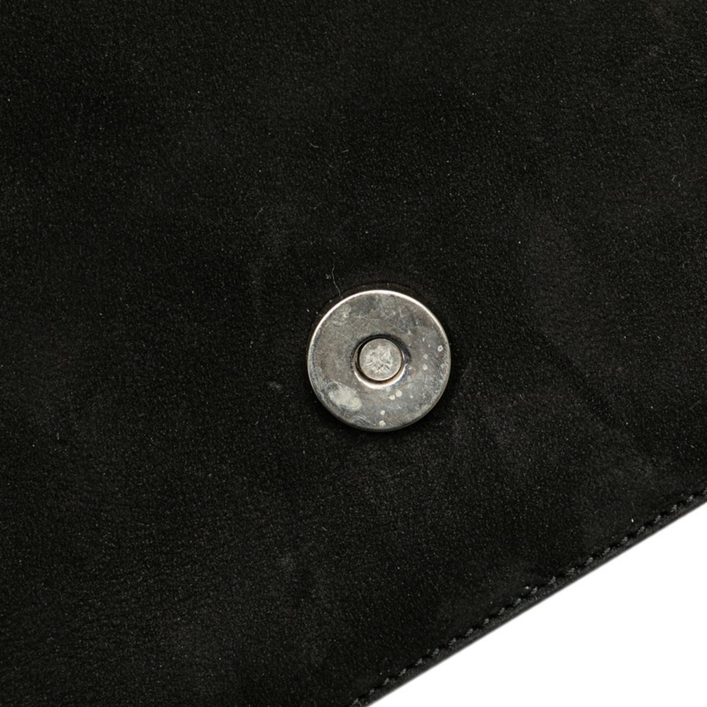 Salvatore Ferragamo 2-Way Handbag/Shoulder Bag In Black Nubuck Leather