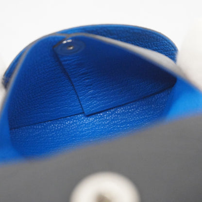 Hermes Herms Bastia Verso Evercolor Ardoise Blue Ido Wallets