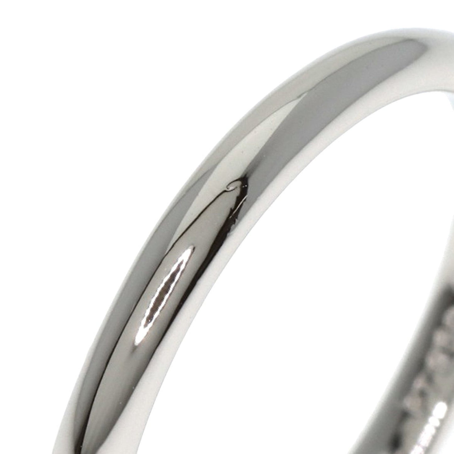 Tiffany Bezel-Set Diamond Ring In Platinum Pt950