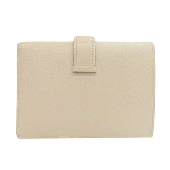 Hermes Herms Bearn Combination Bifold Wallet With Gold Hardware