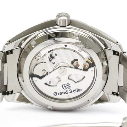 Grand Seiko Sbge005 Spring Drive Gmt Steel Watch 9R66-0Ac0 Polished