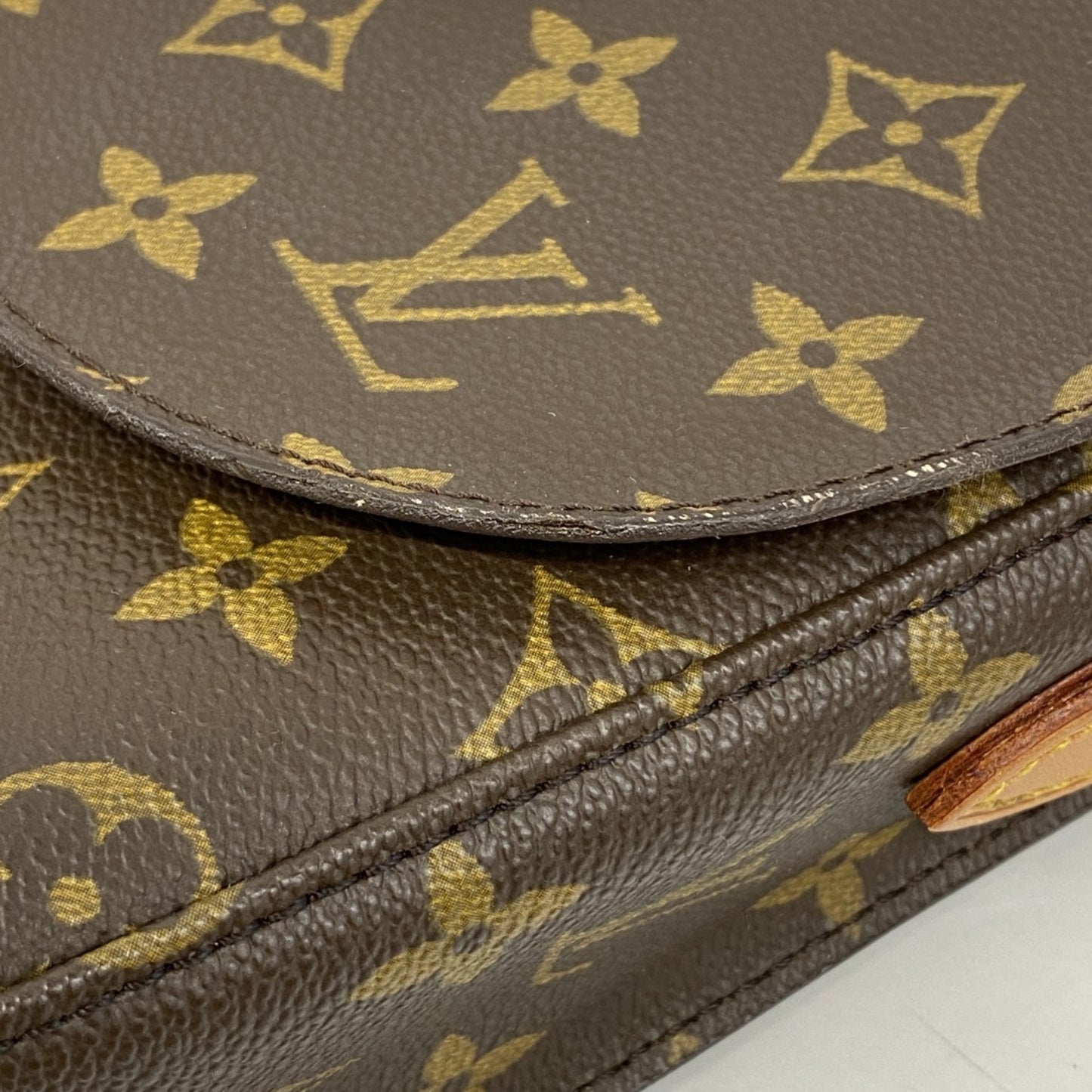 Louis Vuitton Monogram Saint-Cloud Gm Shoulder Bag M51242 Brown