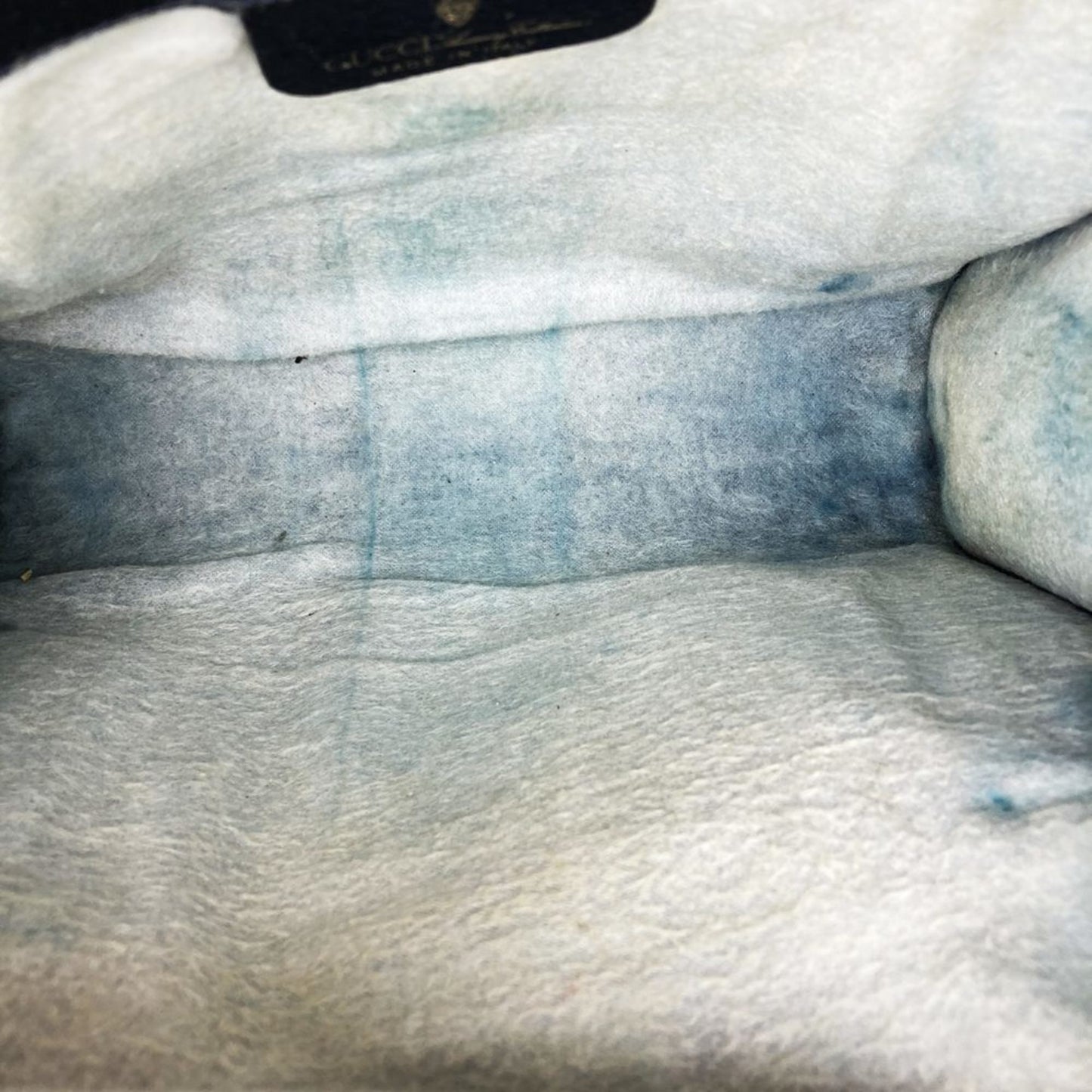 Gucci 001 019 Clutch Bag/Second Bag Navy Sherry Line Gg Supreme Canvas