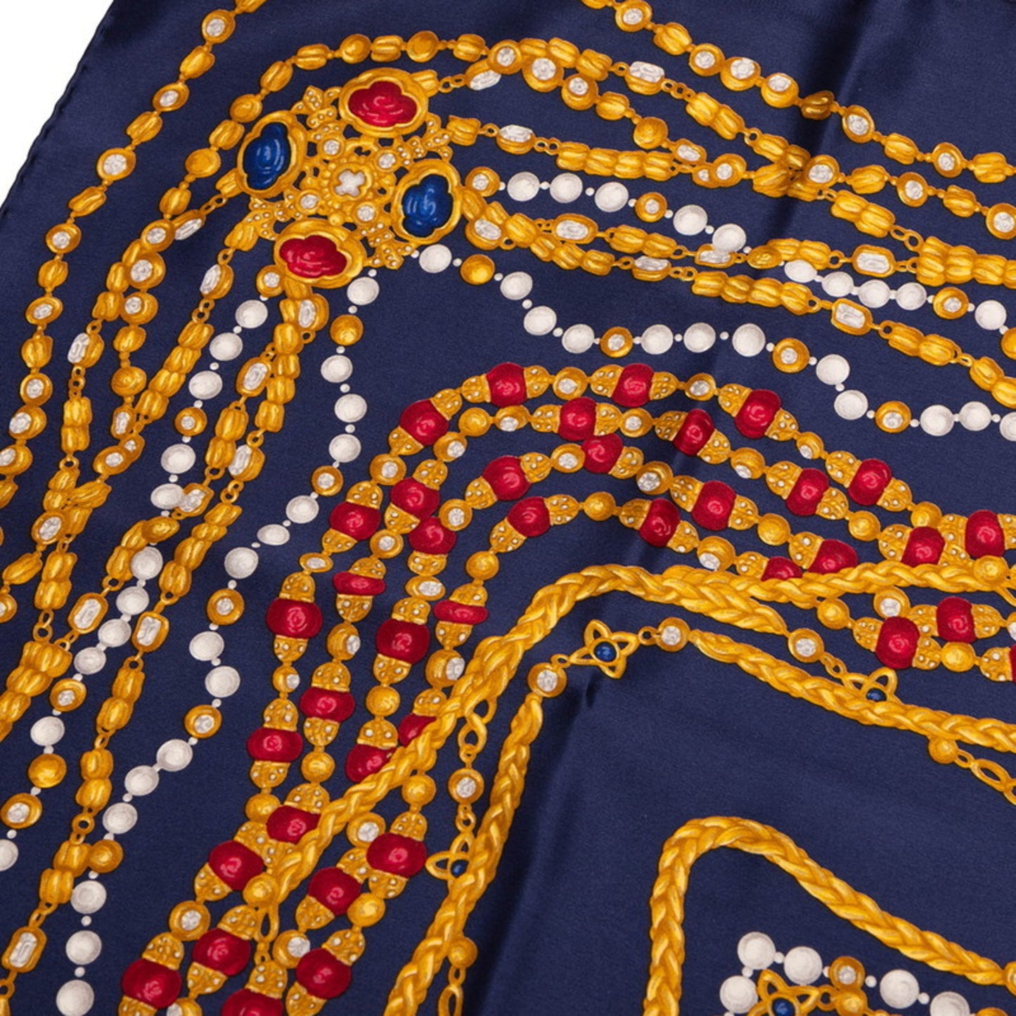 Chanel Jewelry Jewel Pattern Scarf