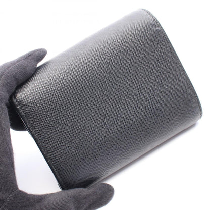 Prada Saffiano Metal Tri-Fold Wallet