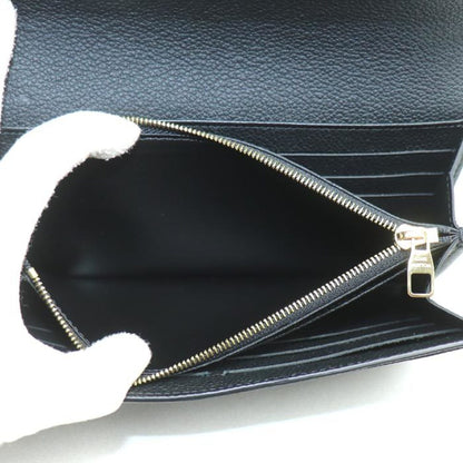 Louis Vuitton Portefeuille Sarah Long Wallet In Monogram Empreinte Noir
