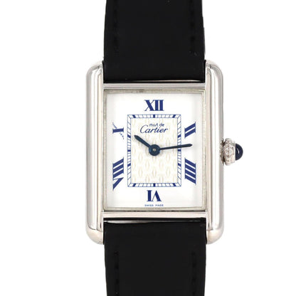Cartier Must Tank Sm W1014054 Silver Quartz Watch