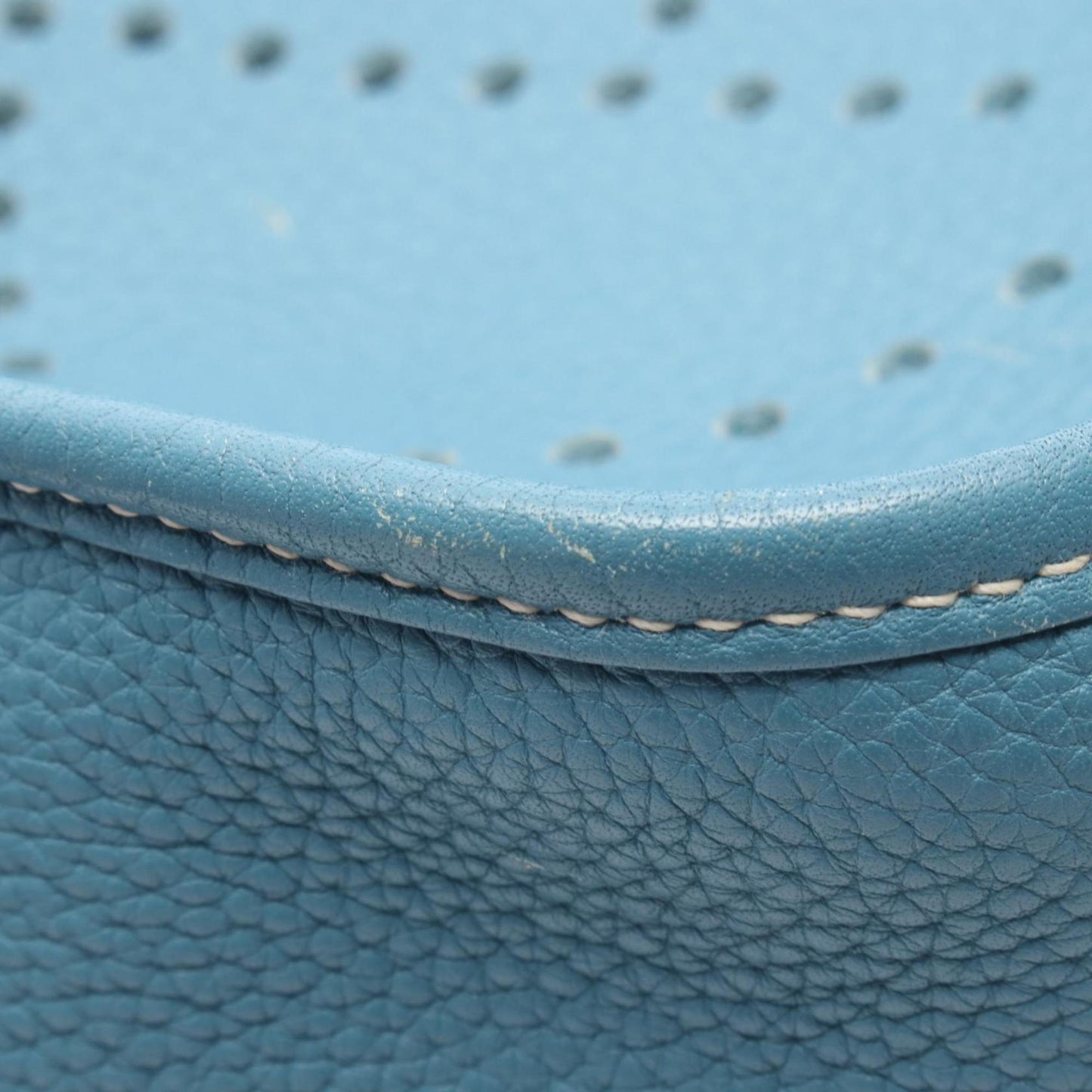 Hermes Herms Evelyn 3 Trois Pm Shoulder Bag In Blue Jean