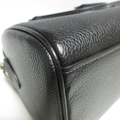Coach Lowan Satchel Leather 2Way Handbag Shoulder Bag Cv962 Black
