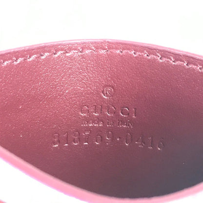 Gucci 818769 Gg Supreme Logo Panda Business Card Case/Pass Case