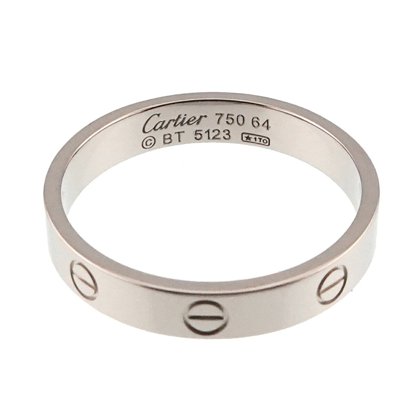 Cartier Mini Love #64 Ring In 18K White Gold