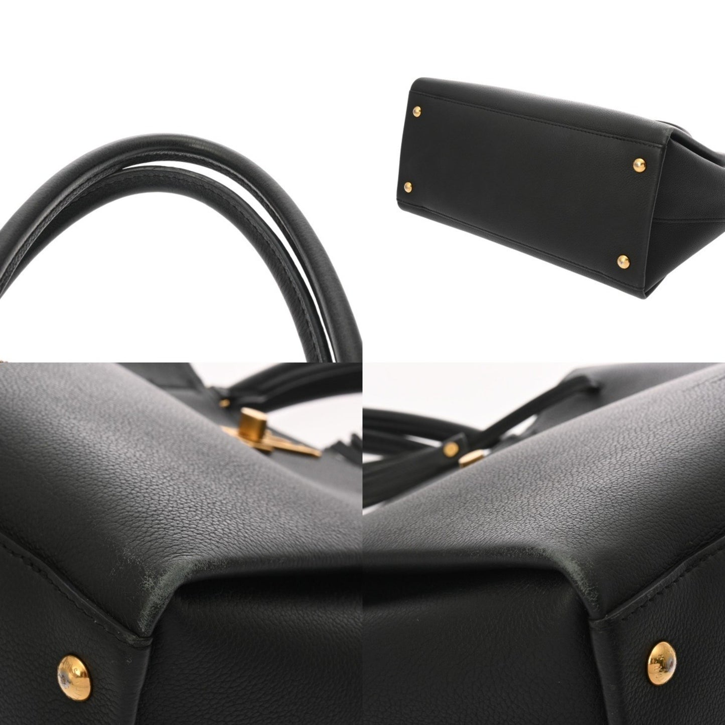 Louis Vuitton Louis Vuitton Rockmeat Noir M54569 Women'S Calfskin Handbag