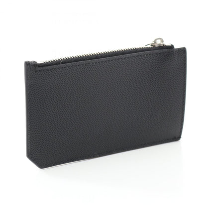 Saint Laurent Fragment Zip Pouch Wallet/Coin Case Wallet Leather