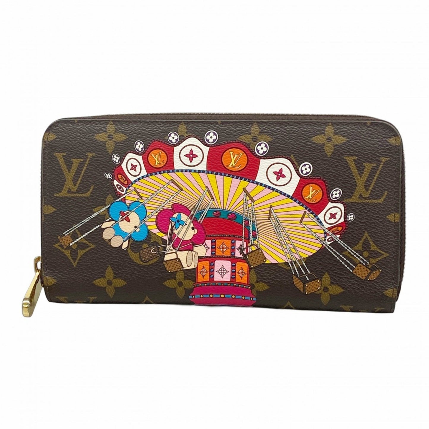 Louis Vuitton Monogram Vivienne Zippy Wallet M69753 Brown Multicolor