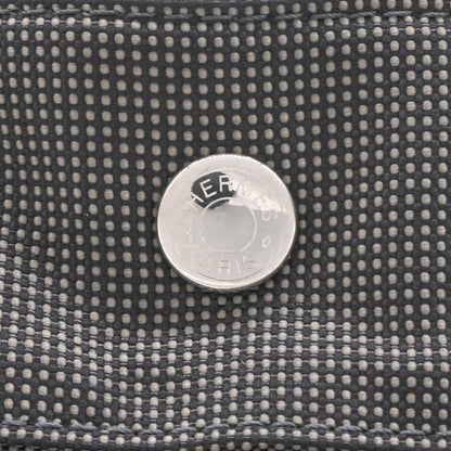Hermes Air Line Ad Pm Canvas Tote Bag/Backpack In Gray/Black Nylon