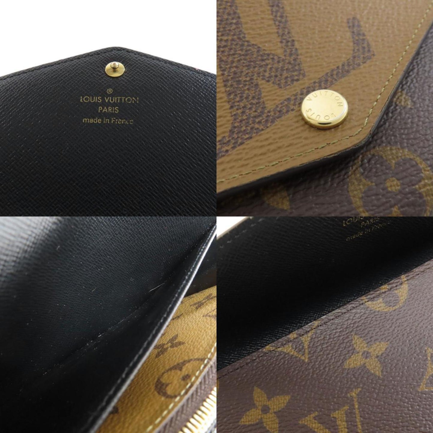 Louis Vuitton M80726 Portefeuille Sarah Long Wallet Monogram Giant