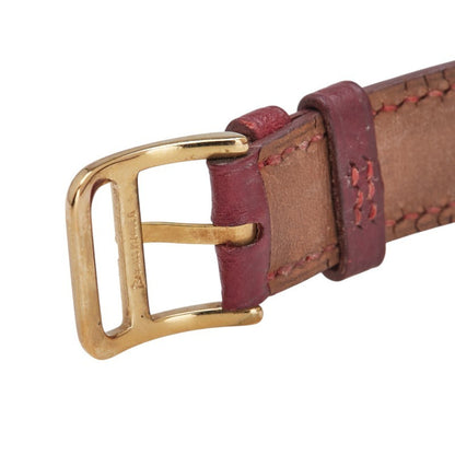 Herms H Watch Hh1.201 Quartz Silver Dial Stainless Steel Leather