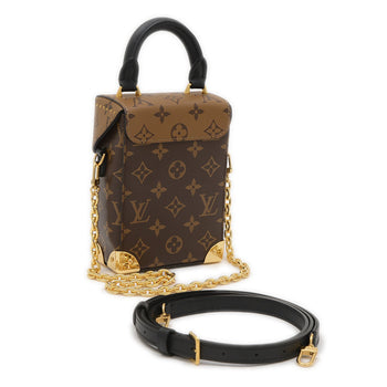 Louis Vuitton Monogram Reverse Camera Box 2Way Bag Handbag M82465 Bp