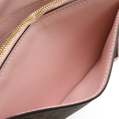 Louis Vuitton Monogram Portefeuille Flore Chain Shoulder Bag/Clutch Bag Rose Ballerine M67405