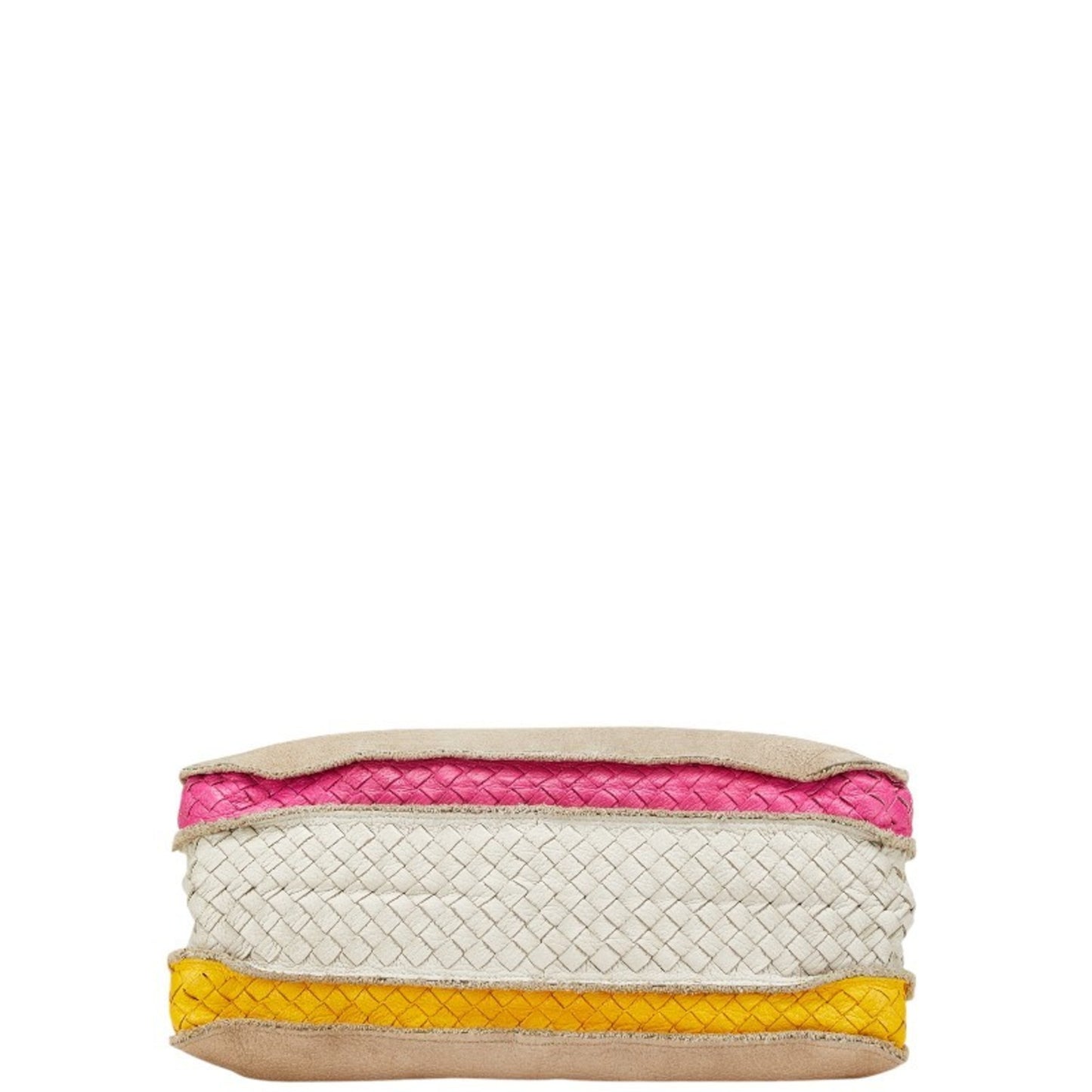 Bottega Veneta Intrecciato Handbag In Beige