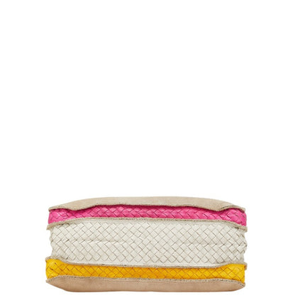 Bottega Veneta Intrecciato Handbag In Beige