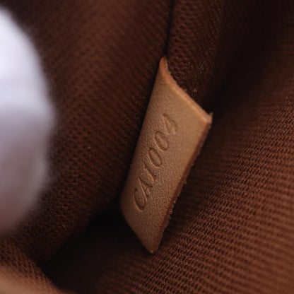 Louis Vuitton Louis Vuitton Pochette Ganju Monogram Waist Bag Body Coated Canvas Leather