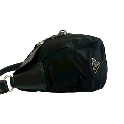Prada Prada Triangle Logo Leather