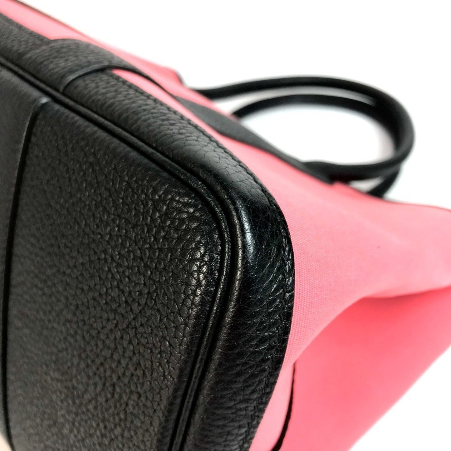 Hermes Garden Party Pm Toile Officier Two-Tone Handbag