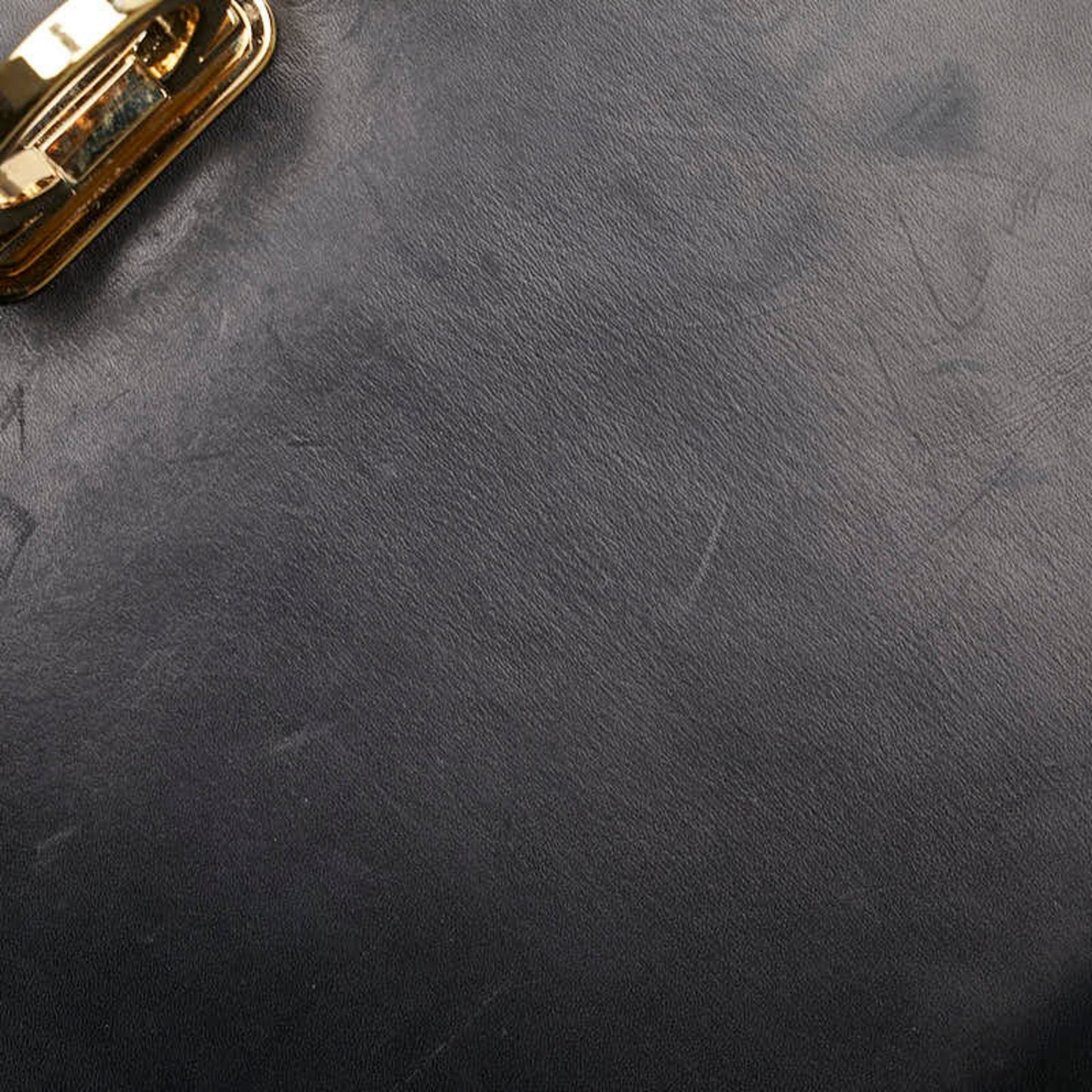 Salvatore Ferragamo Gancini Handbag/Shoulder Bag 2Way O21 2181 Black Leather