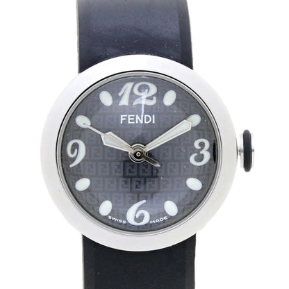 Fendi Boosra F802211 8010L Stainless Steel X Rubber Black