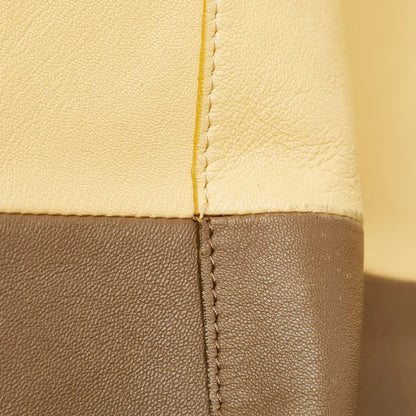 Celine Horizontal Cabas Tote Bag In Yellow