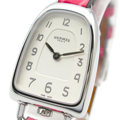 Hermes Hermes Gallop Watch Stainless Steel Leather