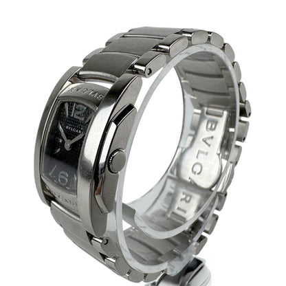 Bvlgari Watch Ashoma Stainless Steel Silver Black