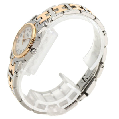 Herms Cl4.221 Clipper Nacle Stainless Steel Watch