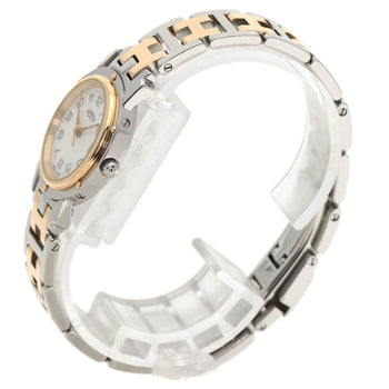 Herms Cl4.221 Clipper Nacle Stainless Steel Watch