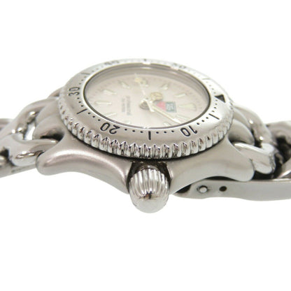 Tag Heuer S99.008 Cell Stainless Steel Cream Silver Quartz Watch 1045Tag Heuer