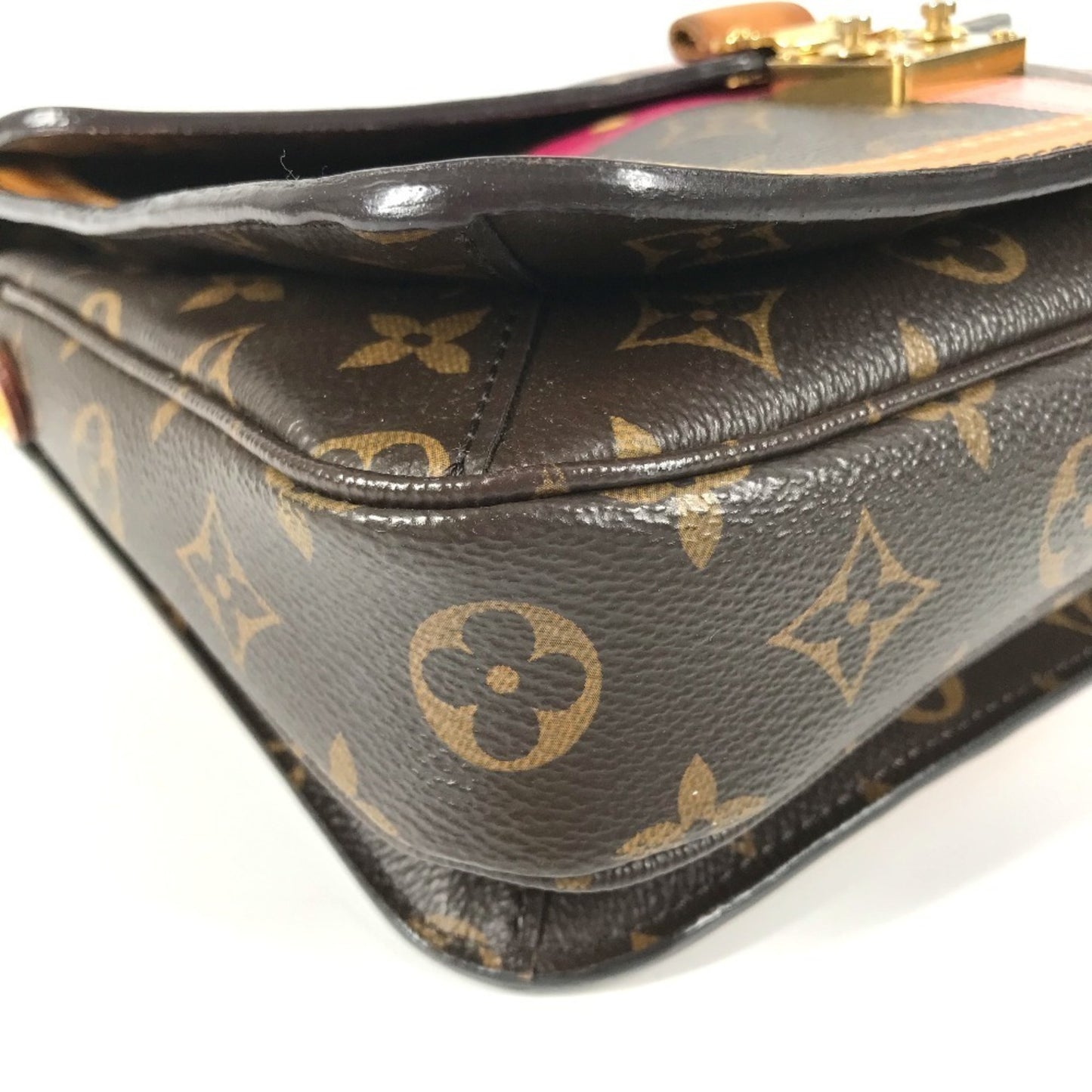 Louis Vuitton M43628 Monogram Summer Trunk Pochette Metis 2Way Bag Shoulder Crossbody Handbag Canvas