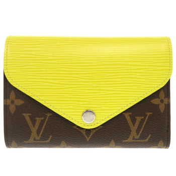 Like New Louis Vuitton Portefeuille Marie-Lou Compact Monogram Epi Leather Tri-Fold Wallet M40627