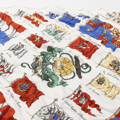 Hermes Herms Petit Carr 45 Pavois Silk Scarf