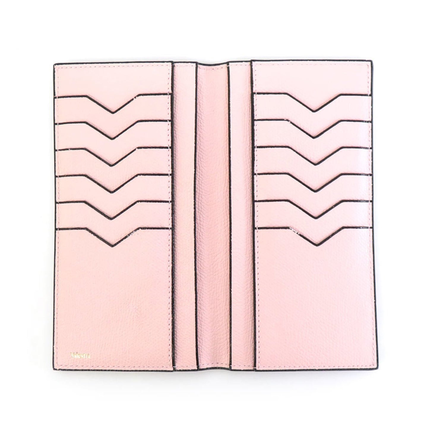 Valextra Card Case Leather Light Pink
