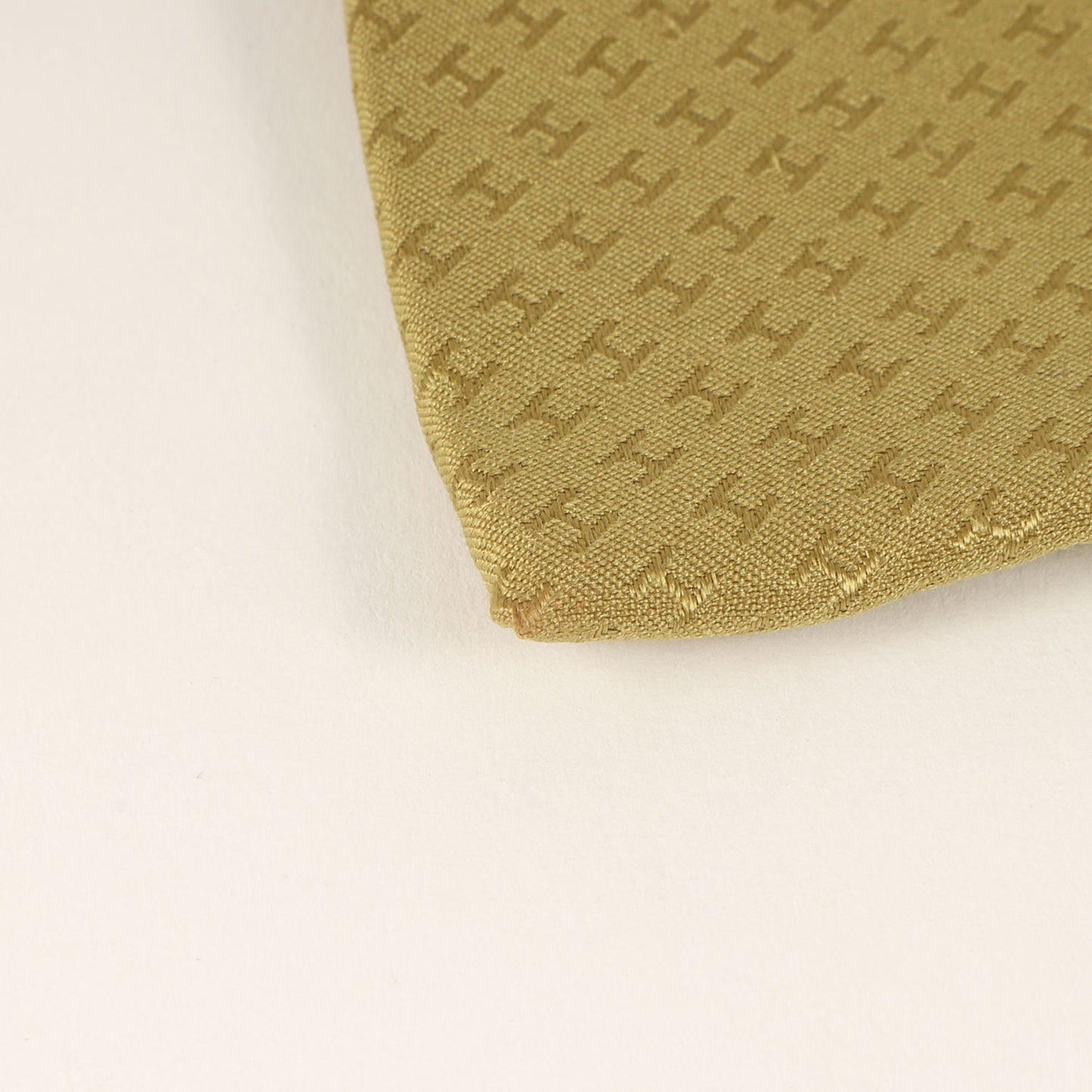 Hermes Men'S Faconne H Jacquard Silk Tie