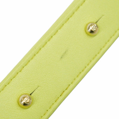 Chanel Shoulder Bag Boy Chain Lambskin Green Champagne