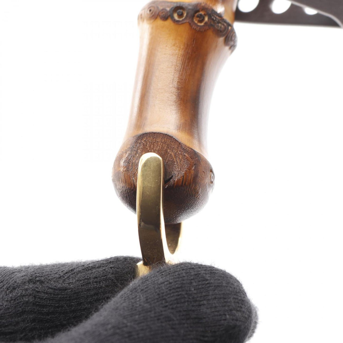 Gucci Bamboo 1947 Gg Logo Handbag