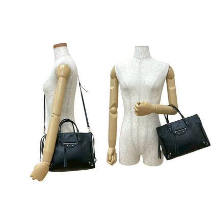 Balenciaga Paper Mini Leather 2-Way Handbag
