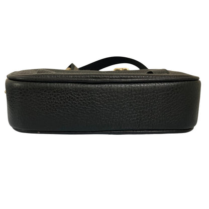 Coach Pebbled Leather Convertible Belt Bag/Shoulder Bag 75952 Black